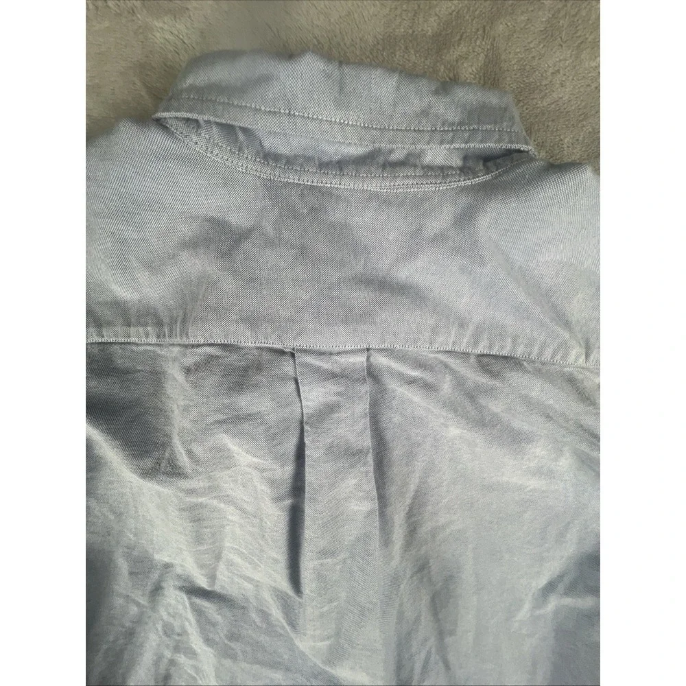 Ralph Lauren Shirt‎ Men 20 Blue Long Sleeve Flesh Pony Weddings Funerals Events